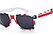 REINDEAR Premium Unisex Patriotic British England Flag Wayfarer Style Sunglasses (British Flag)