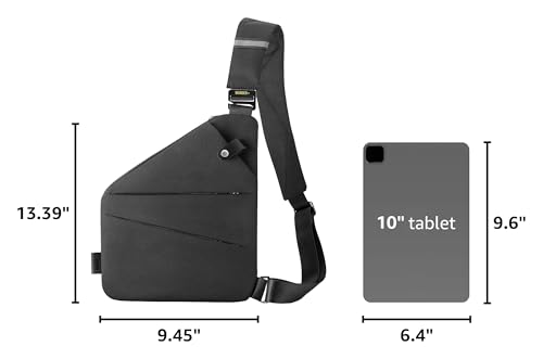 WANDER PLUS® Anti Theft Crossbody Bag, Shoulder Bag Anti-theft Design for Travel, Sport, Work