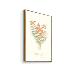 Framed Canvas Wall Art for Living Room, Bedroom Beautiful Bunch Flowers Canvas Prints for Home Decoration Ready to Hanging - 16x24 inches