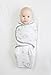 Amazing Baby Swaddle Blanket with Adjustable Wrap, Set of 3, Stars, Stripes and Starry Nite, Pastel Blue, Small