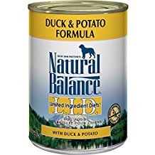 NATURAL BALANCE PET FOOD L.I.D. CANNED DOG FOOD DUCK AND POTATO – 13.2 OZ