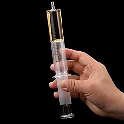 Jiaxix 5 Pack 30ml Glass Syringes With Caps