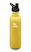 Klean Kanteen Classic Stainless Steel Single Wall Non-Insulated Water Bottle with Sport Cap, 27-Ounce, Lemon Curry