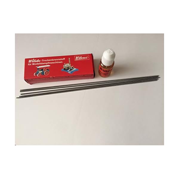 Wilesco Zubehör Set - WiTabs Trockenbrennstoff + Antriebsspiralen + Dampfmaschinenöl