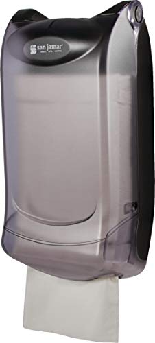 image for San Jamar H5003P Venue Wall Mount Interfold Napkin Dispenser, 600 Capa