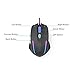 XIDU Gaming Mouse Wired, 4 Adjustable DPI Levels, Breathing LED Light, 6 Buttons Design, Ergonomic Game USB Computer Mice for Windows 7/8/10/XP Vista Linux, Blackthumb 2