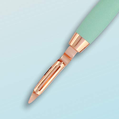 Mint Kitchen Accessories: Mint and Copper Kitchen Tool Set: Copper Tongs, Copper Whisk, Copper Grater, Copper Pizza Wheel, Copper Peeler, Copper Ice Cream Scooper, Copper Garlic Press Stainless Steel