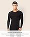 LAPASA Men's 100% Merino Wool Thermal Underwear Top Crew Neck Base Layer Long Sleeve Undershirt M29 (M Chest 38