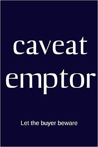 Caveat Emptor Let The Buyer Beware College Rule Lined Latin Phrase Journal Notebook Diary For Writing 9781689185004 Publishing Vita Rae Books Amazon Com
