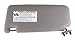 UNIGT Passenger Sun Visor Compatible with 2007 2008 2009 2010 2011 Toyota Camry/Hybrid Right Side Sunvisor Replacement, 74310-06750-B0 (Gray/No Sunroof)