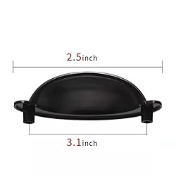 XHKJFS 9-Piece Dressing Table Drawer Handle-2.5