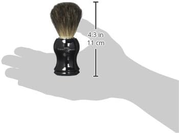 Edwin Jagger 81P36 Classic Badger Shaving Brush for Shaving Cream or Soap for Men (Black), Ebony - Image 4