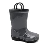SkaDoo Dark Gray Kids Rain Boots 5 M US Toddler