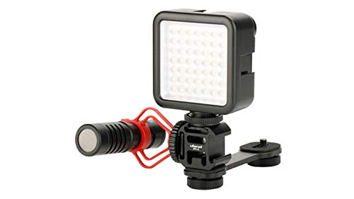 49 LED Video Light Panel Flash + 20pcs Gel Filter + Adjustable Stand Hot Shoe Mount Compatible Zhiyun Smooth Crane DJI Osmo Ronin Gimbal Stabilizer Tripod DSLR Camera Canon Nikon Olympus Photography