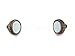 CleverDelights 20 Sets Magnetic Jewelry Clasps - Deco Drum Style - Antique Copper Color