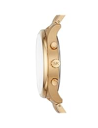 Relojes Michael Kors - Reloj de pulsera para hombre con cronógrafo de Merrick, tono dorado y acero inoxidable