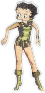 green emerald velvet dress Betty Boop Hula Bobber – Goodies Galore the Betty Superstore