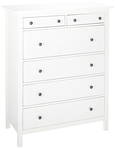 Amazon Com Ikeaa Ikea Hemnes 6 Drawer Chest White Stain