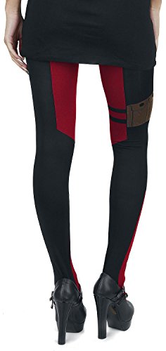 Marvel Comics Deadpool Suit Up Costume Sheer Tights - Image 6