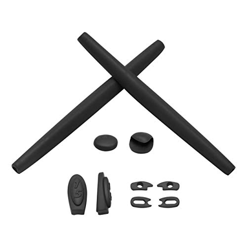 Replacement Earsocks & Nosepieces Rubber Kits for Oakley Romeo 1 Sunglasses (Black, 0)