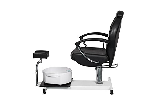 Eastmagic Pedicure Station Hydraulic Chair & Massage Foot Spa Beauty Salon Equipment (Black) - Thumbnail 2