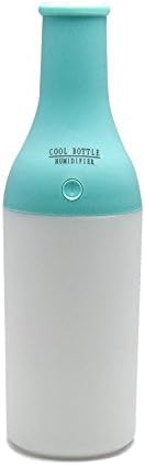 Fasthorse Portable Cool Bottle Design Air Humidifier and Aromatherapy Essential Oil Diffuser USB Humidifier Atomizer with Nightlight for Office Home Car (Blue)