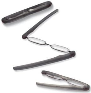 ASX Design 1 pc High Power Full Frame Foldable Ultra Thin Smart Reading Glasses +3.00 Black