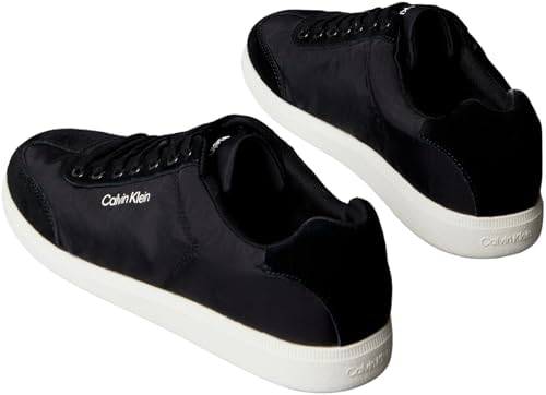 Cupsole Sneaker Hombre Low Laceup con Cordones, Negro (CK Black), 40
