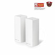 Linksys Velop Tri-band AC4400 Whole Home WiFi Mesh System 2-Pack, Works with Amazon Alexa (WHW0302)