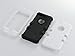 ULAK iPhone 5c Case Colorful Hybrid Hard Case Cover for Apple iPhone 5C with Clear Screen Protector and Stylus(White + Black)