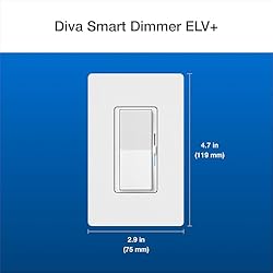 Lutron Diva Smart Dimmer Switch ELV+ for Caseta