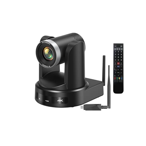 PTZ Camera 4K 12X Zoom AI Auto Tracking