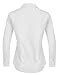 HOTOUCH Women Collared Button Down Long Sleeve Dress Shirt/White/Medium