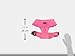 Puppia Soft Dog Harness No Choke Over-The-Head Triple Layered Breathable Mesh Adjustable Chest Belt and Quick-Release Buckle, Pink, XX-Large