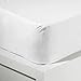 Mainstays Waterproof Fitted Vinyl Queen Mattress Protector, White