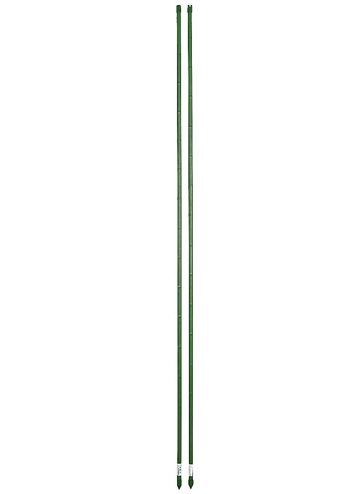 Verdemax 6409 8 mm x 90 cm Plastic-Coated Steel Support Stake with Bamboo-Type Knots