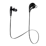 AGPtEK Q22 Bluetooth Headphones,Wireless Lightweight 4.1 Earbuds,HD Stereo Sweatproof Earbuds, 5 Hours Battery, Secure Fit for Sports with Noise Cancelling and Built-in Mic
