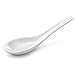 Chinese Soup Spoons Wonton White (Pack 24)