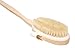 Bath Body Dry Brush Best for Lymphatic Drainage wash Toxin Away, Deep Cleansing, Scrub Your Back, Exfoliate, Cleanse, Detox. Natural Boar Bristles, Makes Your Skin Glow