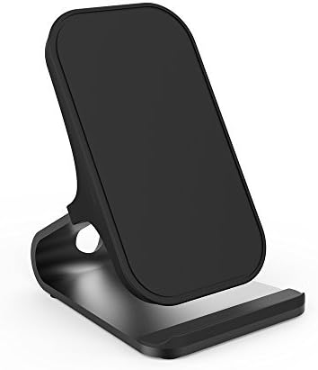 Wireless Charger, Autoor Fast Charge Charging Stand/Holder/Bracket for iPhone X/8/8 Plus/Samsung/HTC/LG/Nokia/Google, etc., Black