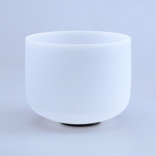 432HZ 8" D Sacral Chakra Quartz Crystal Singing Bowl