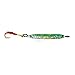 Fish Wow! 10pcs 100g Fishing Metal Vertical Trolling jig 3.5oz Knife Jig with Two Assist Hooks 5 Colors…