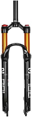 BOLANY 26/27.5/29 inch MTB Bicycle Magnesium Alloy Suspension Fork, Straight Tube Front Fork (Remote Locking - Manual Locking)