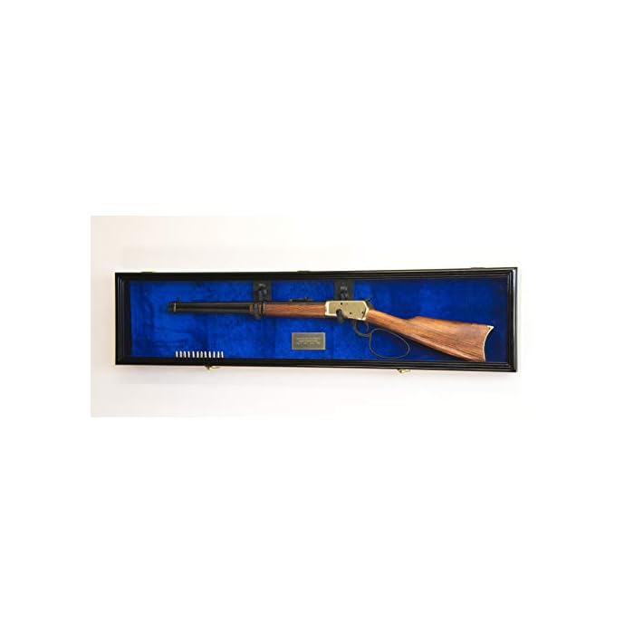 Buy 1 Rifle Gun Display Case Wall Rack Holder 44.5” Long Case
