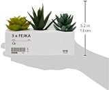 IKEA FEJKA Mini Artificial Succulent Desk Plants 3 Pack 13 cm view 4