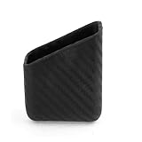 uxcell Cell Phone MP3 Black Carbon Fiber Storage Holder for Car Auto