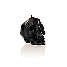 Candellana Candles Small Skull Candellana Candle, Black High Glossy