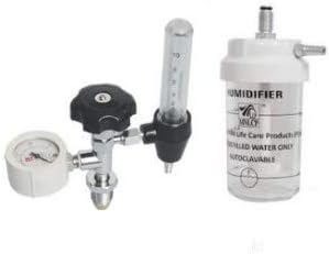 OXYGEN CYLINDER REGULATOR WITH FLOWMETER & HUMIDIFIER