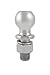 CURT 40083 Stainless Steel Trailer Hitch Ball, 6,000 lbs, 2-Inch Diameter, 1 x 2-1/8-Inch Shank