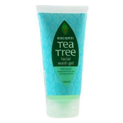 escenti tea tree facial wash gel